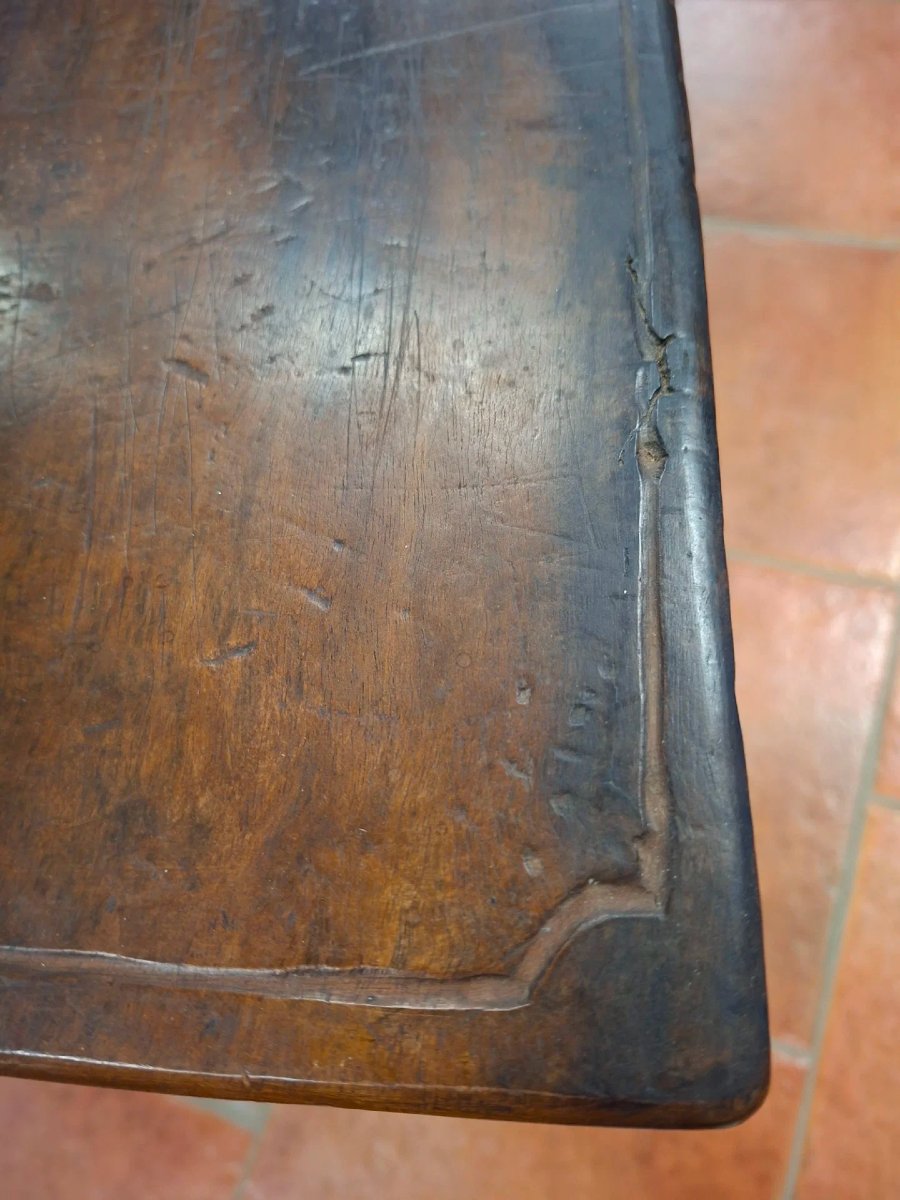 Panca fratina in noce e castagno del '700-photo-4