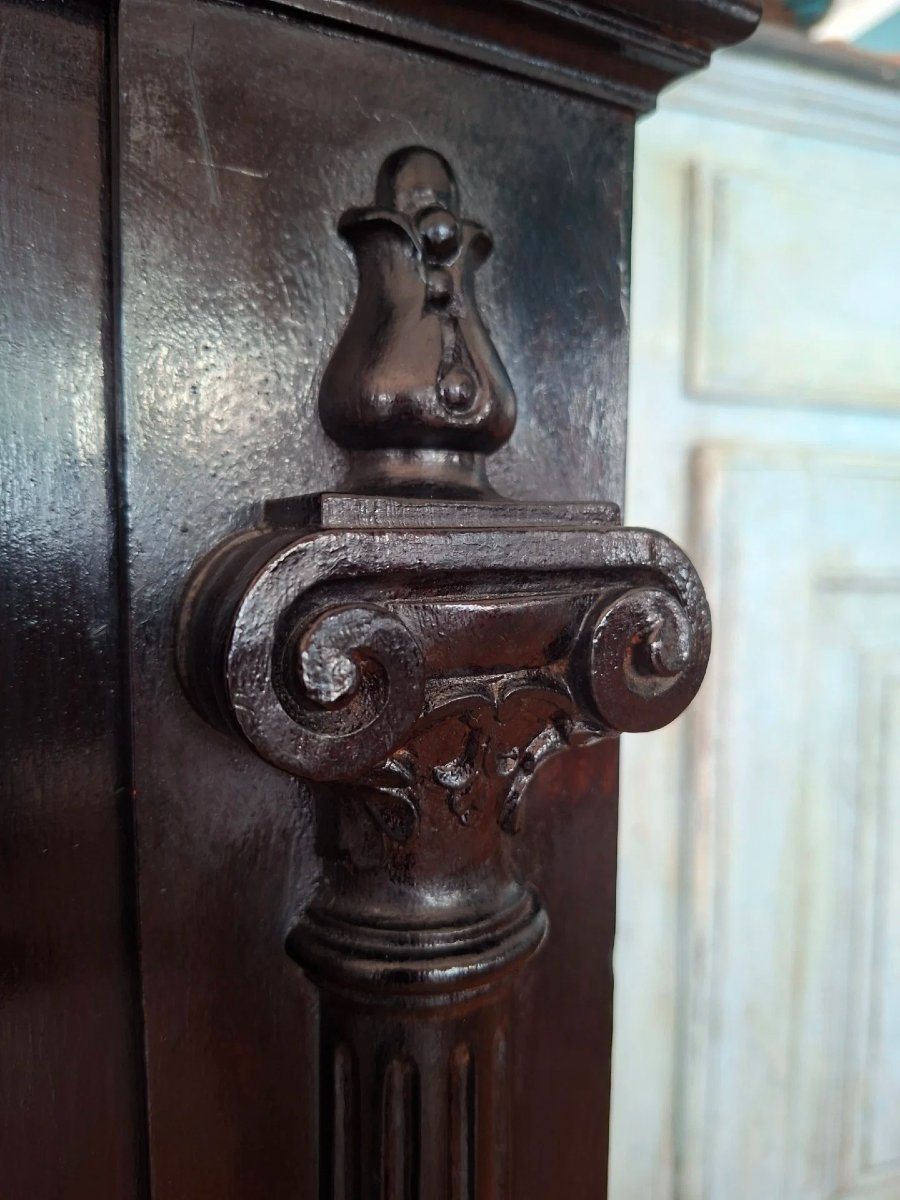 Credenza in mogano ebanizzato in stile Napoleone III-photo-3