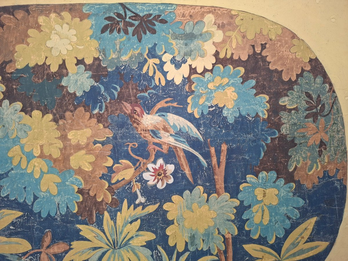 Pastello naturalista, fine '800, con cornice dorata-photo-3