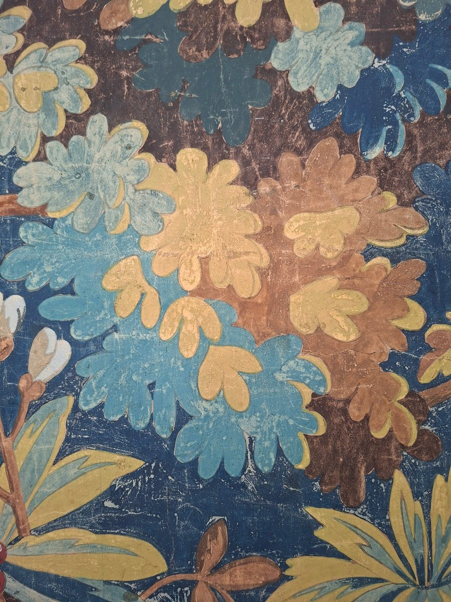 Pastello naturalista, fine '800, con cornice dorata-photo-7