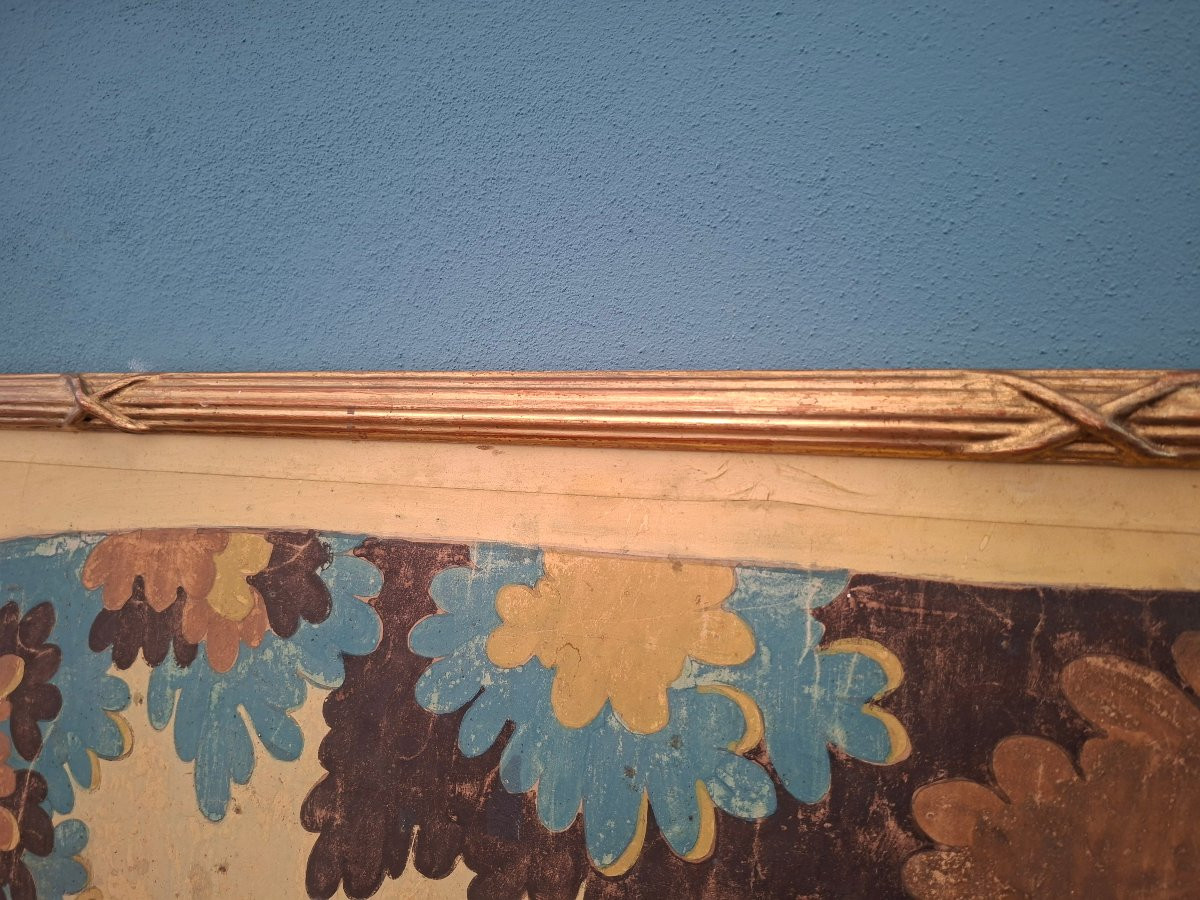 Pastello naturalista, fine '800, con cornice dorata-photo-8