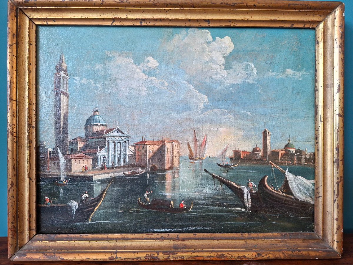 Venezia, olio su tela con cornice