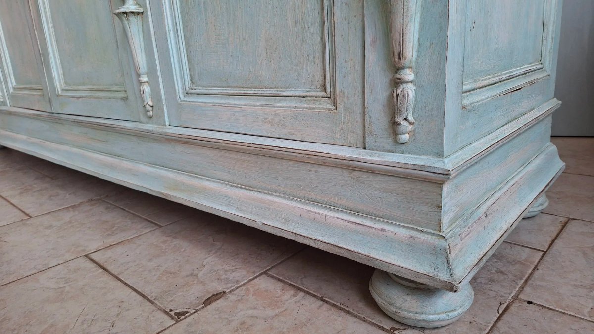 Credenza in stile Napoleone III a 4 ante-photo-3