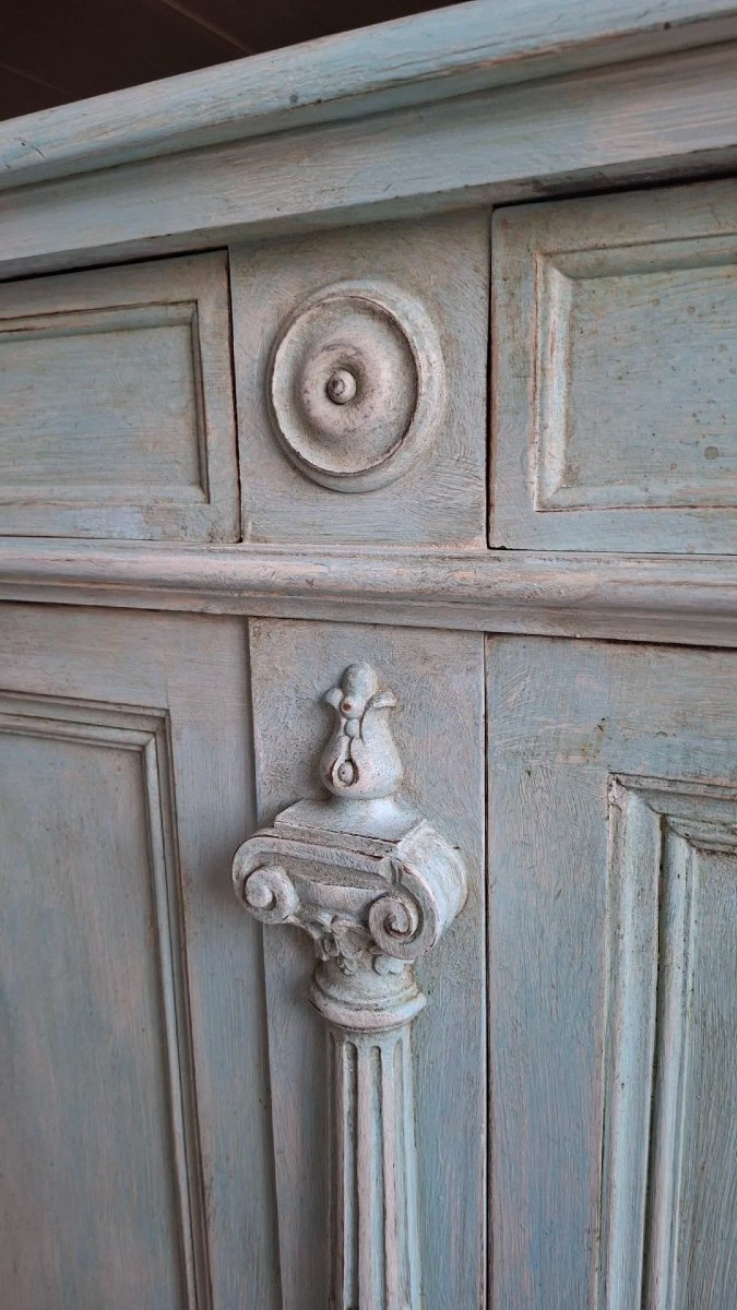 Credenza in stile Napoleone III a 4 ante-photo-6