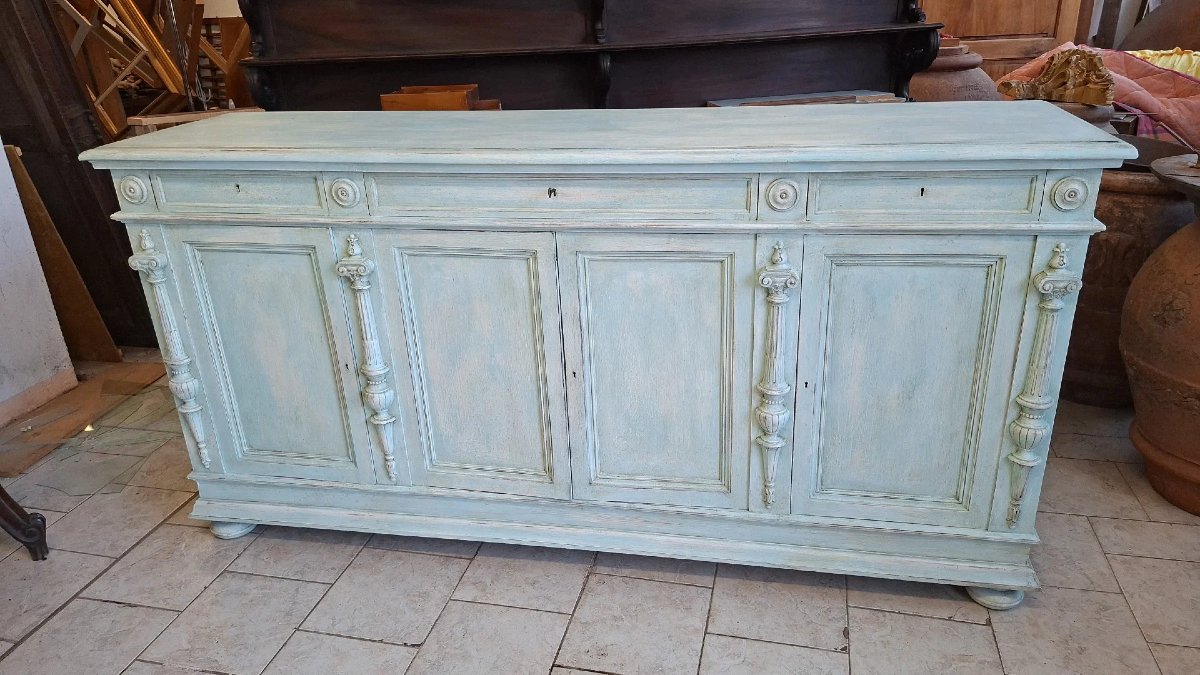 Credenza in stile Napoleone III a 4 ante