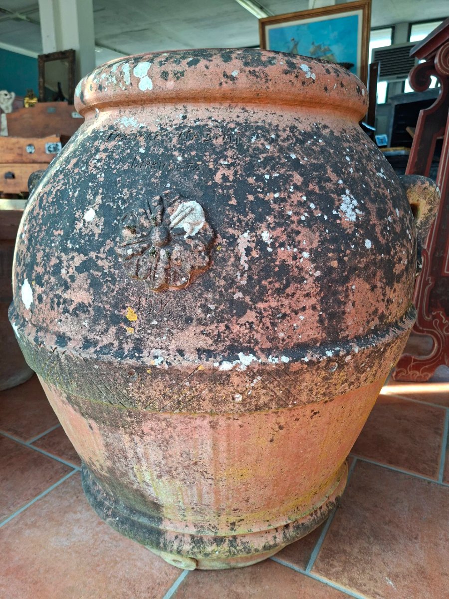 Coppia di orci in terracotta dell'Impruneta-photo-3