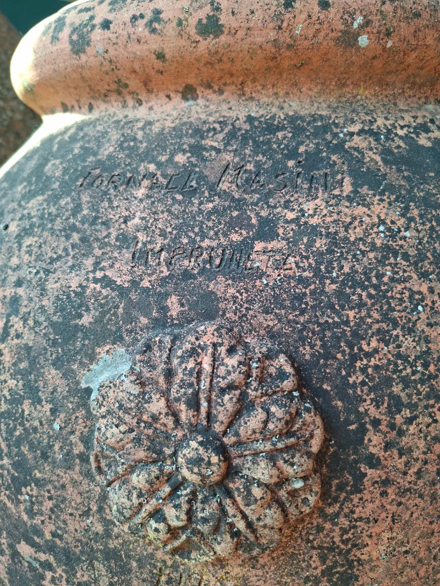 Coppia di orci in terracotta dell'Impruneta-photo-1