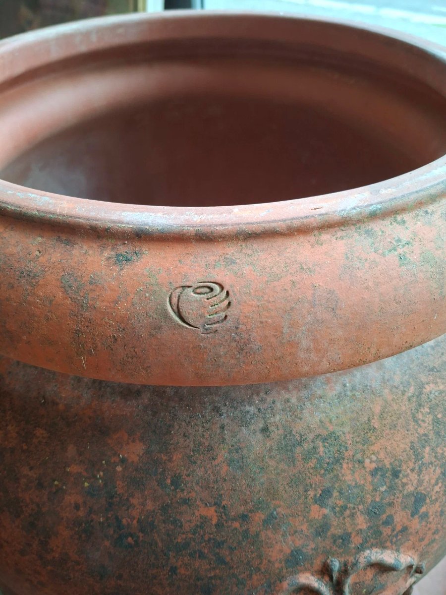 Coppia di orci in terracotta dell'Impruneta-photo-4