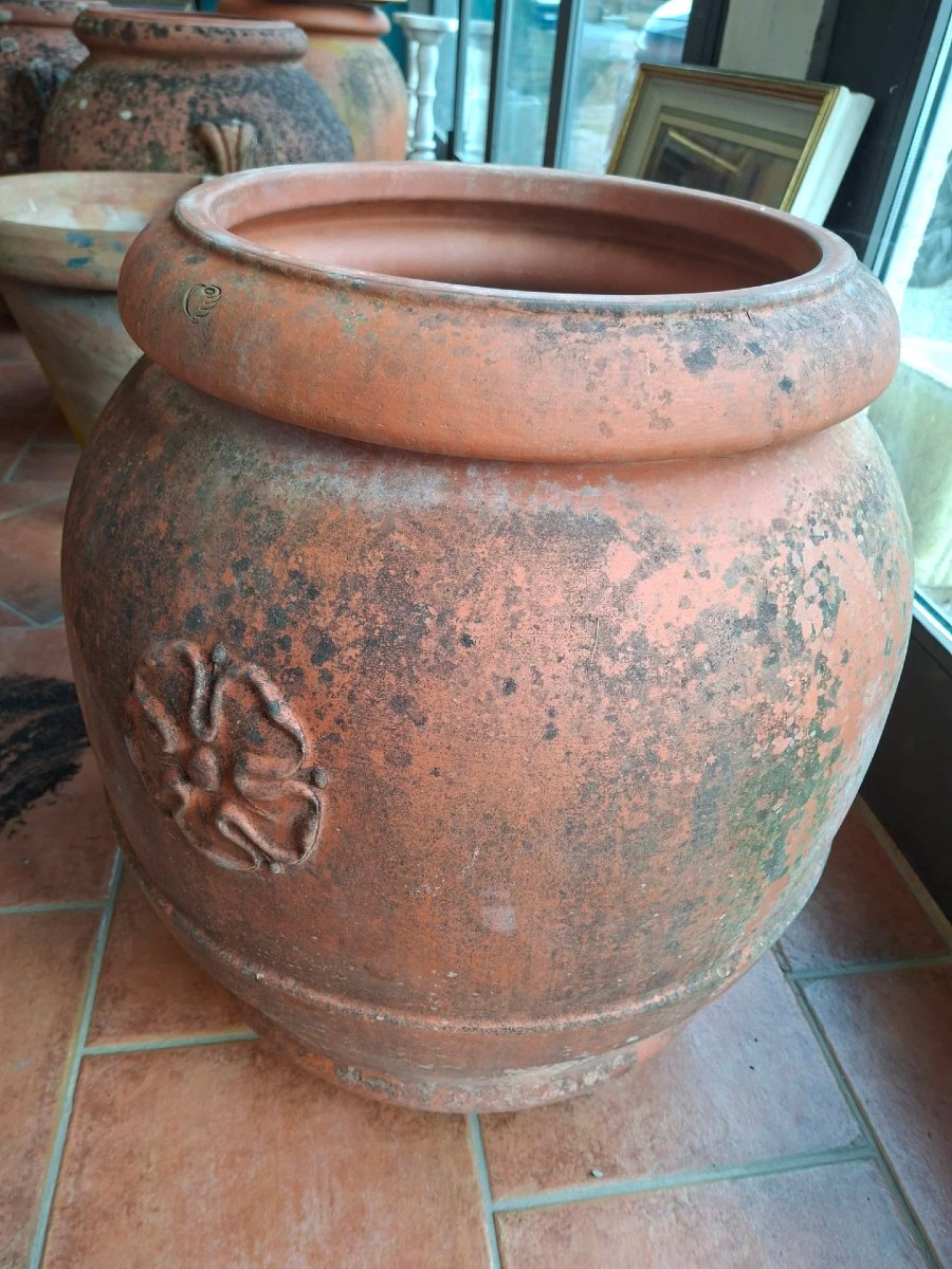 Coppia di orci in terracotta dell'Impruneta-photo-1