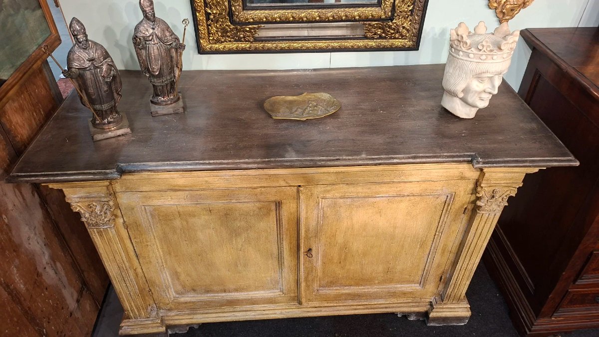 Credenza del '700 a due ante-photo-3