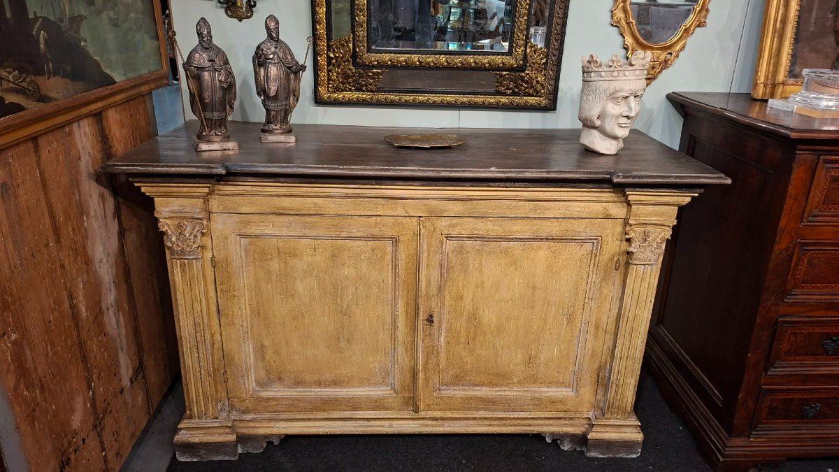 Credenza del '700 a due ante-photo-4
