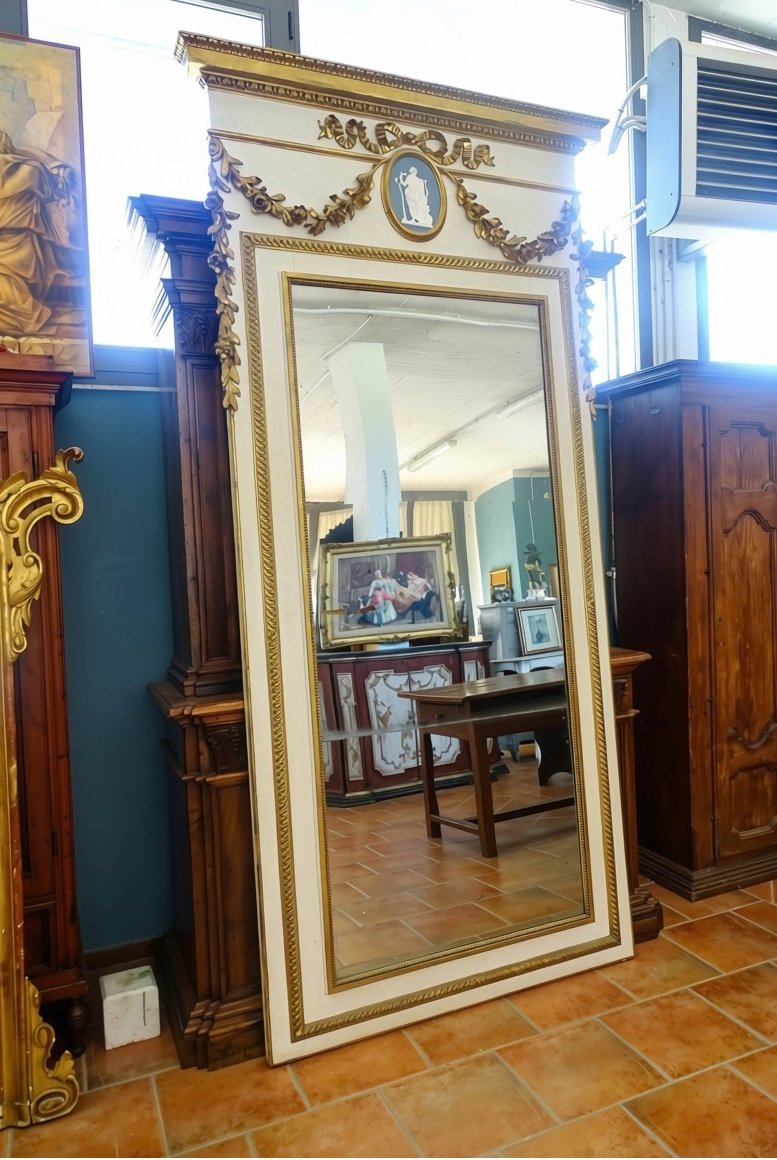 Specchiera da Palazzo Neoclassica in stile Luigi XVI