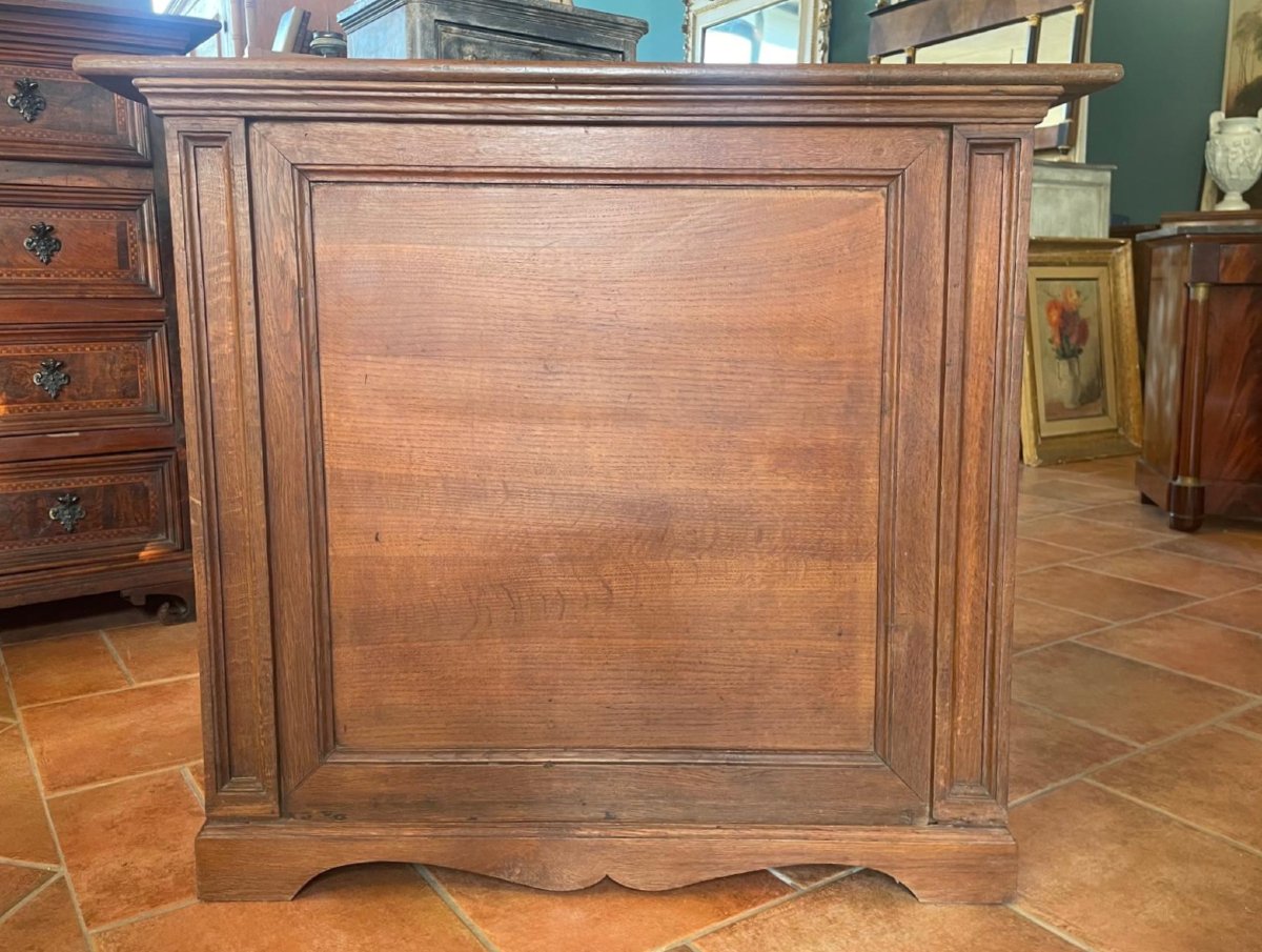 Bancone da negozio in legno di rovere-photo-3