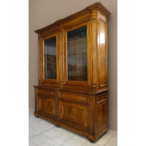 Credenza Libreria Luigi Filippo in Noce – Seconda Metà XIX Secolo