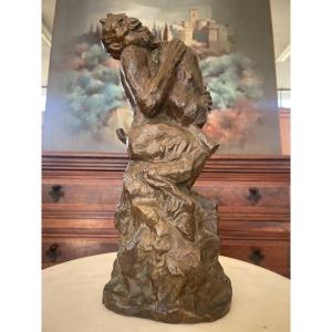 Scultura in Bronzo – Satiro con Cornamusa – Mihai Onofrei 