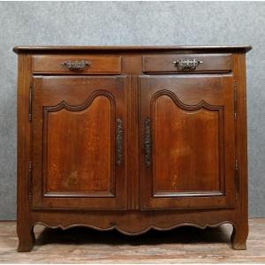 Rustic Louis XV Period Sideboard In Oak And Poplar