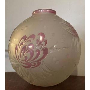 Important Art Nouveau Period Vase After Delatte Nancy