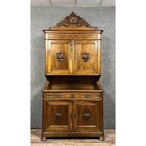 Louis Philippe Period Two-body Buffet In Walnut