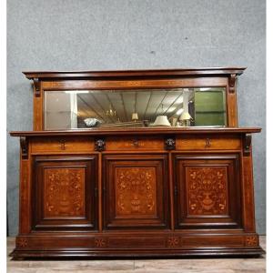 Mercier Et Chaleyssin In Lyon: Buffet In Enfilade In Stamped Marquetry