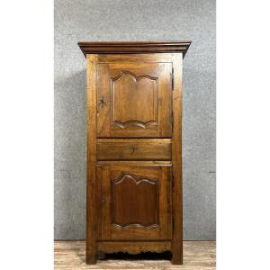 Louis XIV Period Standing Man Cabinet In Walnut