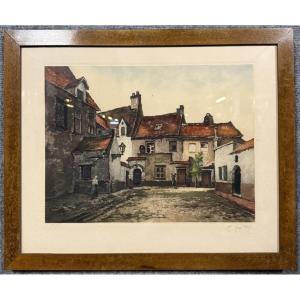 Eugéne Gallois: Signed And Numbered Color Engraving