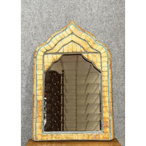 Orient Early 20th Century: Atypically Shaped Mirror