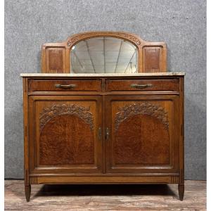 Art Nouveau Period Sideboard In Burl