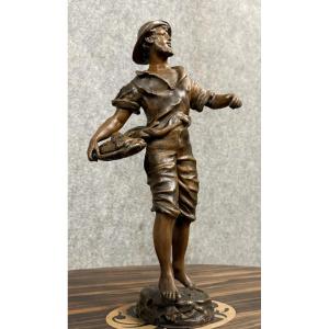 After Victor Rousseau: Spelter Sculpture, Napoleon III Period