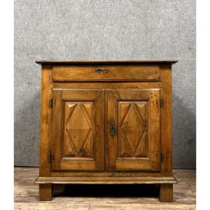 Louis XIII Period Sideboard In Solid Walnut 