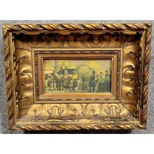 Watercolor Painting Animated Scene 