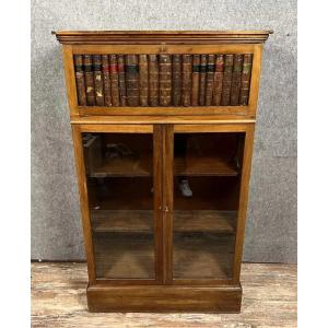 Rare Notary's Library With Hidden Secret Secretary, Napoleon III Period 