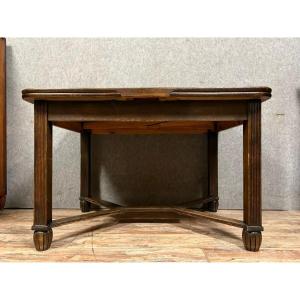 Art Nouveau Oak Extending Table Circa 1900