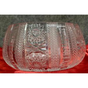 Important Chiseled Crystal Cup 