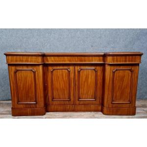 English Sideboard From The Napoleon III Period In Blond Mahogany 