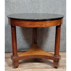 Empire Period Mahogany Pedestal Table Circa 1800-1810 (b)  
