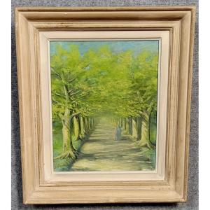 Brémond: Oil On Panel From The First Part Of The 20th Century