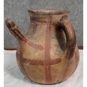 Traditional Kabyle/berber Terracotta Pottery Decorated With 19th-20th Century Motifs (2)