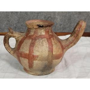 Traditional Kabyle/berber Terracotta Pottery Decorated With 19th-20th Century Motifs (4)