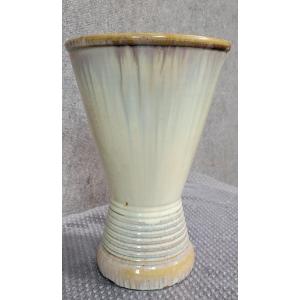 Puisaye Ceramics: Georges Robin / Brutalist Diablo Vase 1950'  