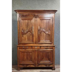 Louis XV Period Two-part Walnut Buffet