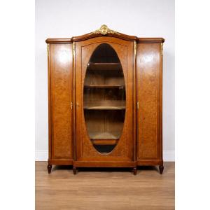 Louis XVI Style Marquetry Bookcase, Circa 1880