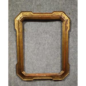 Antique Gilt Frame – Engraved Floral Decoration – 19th Century