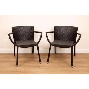 Pair Of Emu Armchairs – Nilo Model, Designed By Chiaramonte & Marin – Circa 2000 