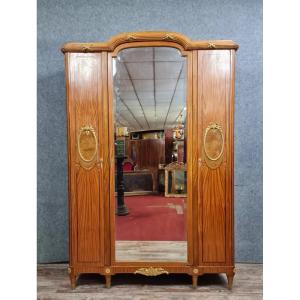 Louis XVI Marquetry Bookcase-cabinet, Circa 1850-1880