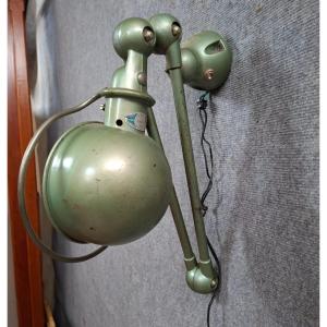 Jieldé Articulated Industrial Lamp, Lyon – Model In Green Lacquered Metal