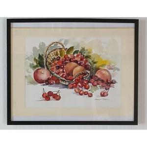 Still Life With Fruit - Watercolor 