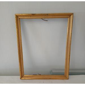 Gilded Frame Without Glass, 19th Century