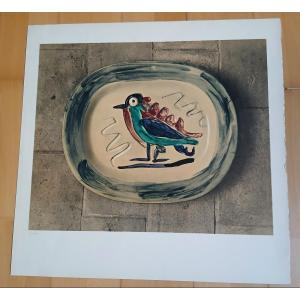 Prestige Lithograph - Pablo Picasso - "the Bird" - Mourlot Edition