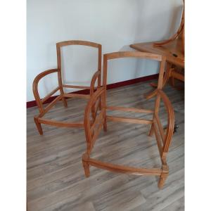 Pair Of Club Armchairs 