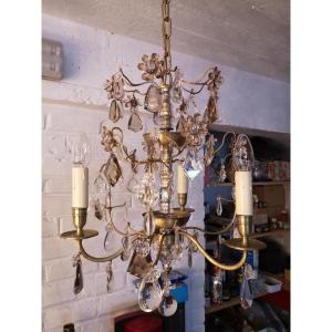 Louis XV Style Chandelier Attributed To The Bagues Company In Paris 